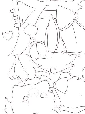 誰を描いているでしょう？(超簡単でタグに答え書いてある。) Illust of 星密 りり✨💫＠代選中 medibangpaint ミリプロ このちゃん