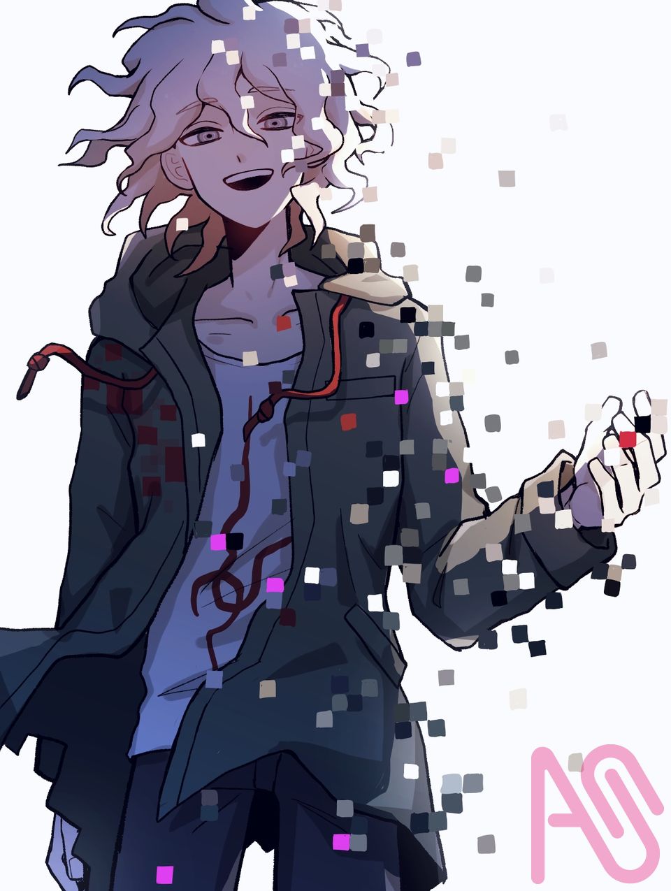 狛枝凪斗 Illust of 左右 DanganronpaCreativeContestIllustrationCategory NagitoKomaeda ダンガンロンパ2 Danganronpa