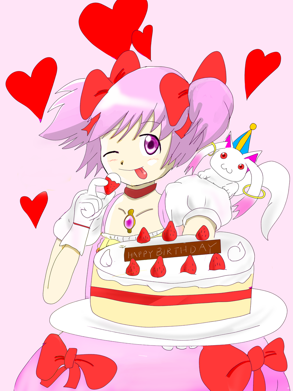 鹿目まどか誕生祭 ツルリーナ Illustrations Art Street