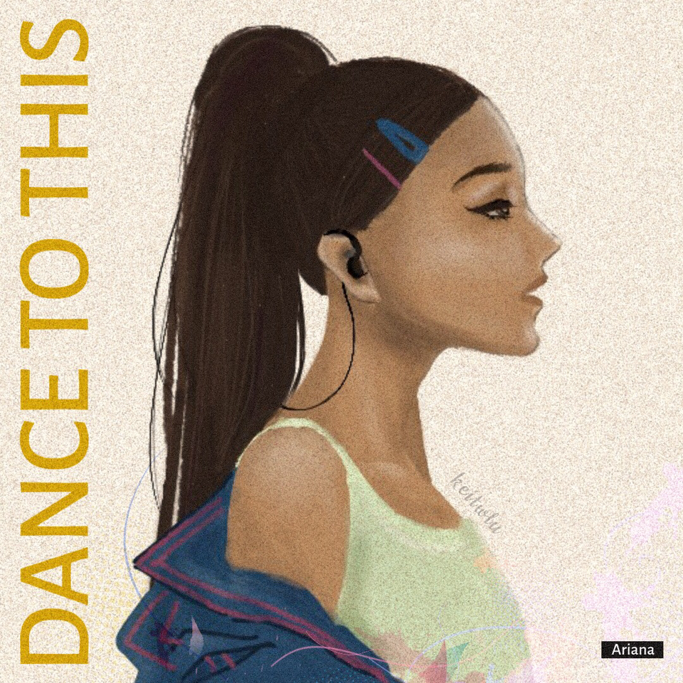 Ariana Grande Mayibar イラスト Art Street アートストリート