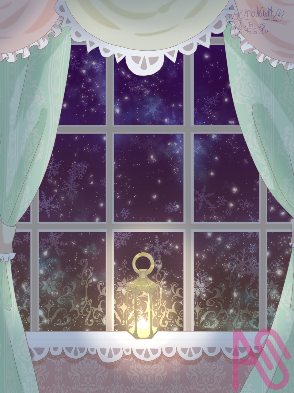 あなたが注文したホットココア Illust of ice rabbit girl cute medibangpaint oc Christmas 夢幻 冬季