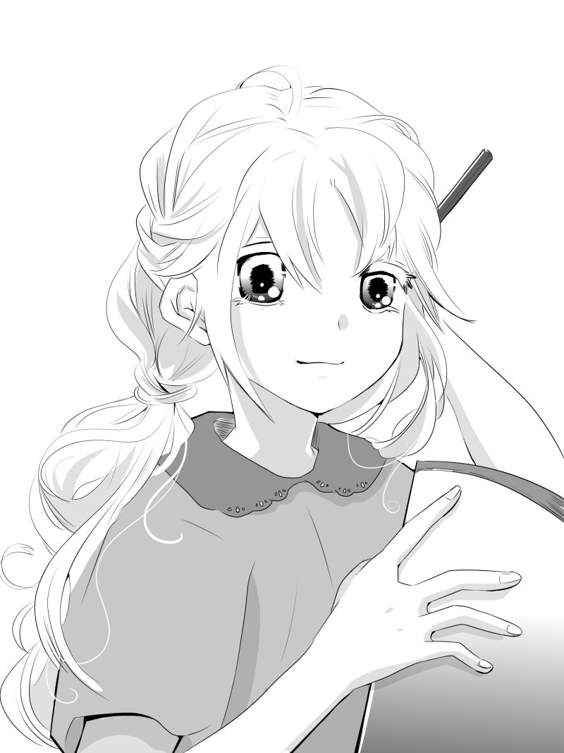 もさもさ髪の毛 Ebico Illustrations Art Street