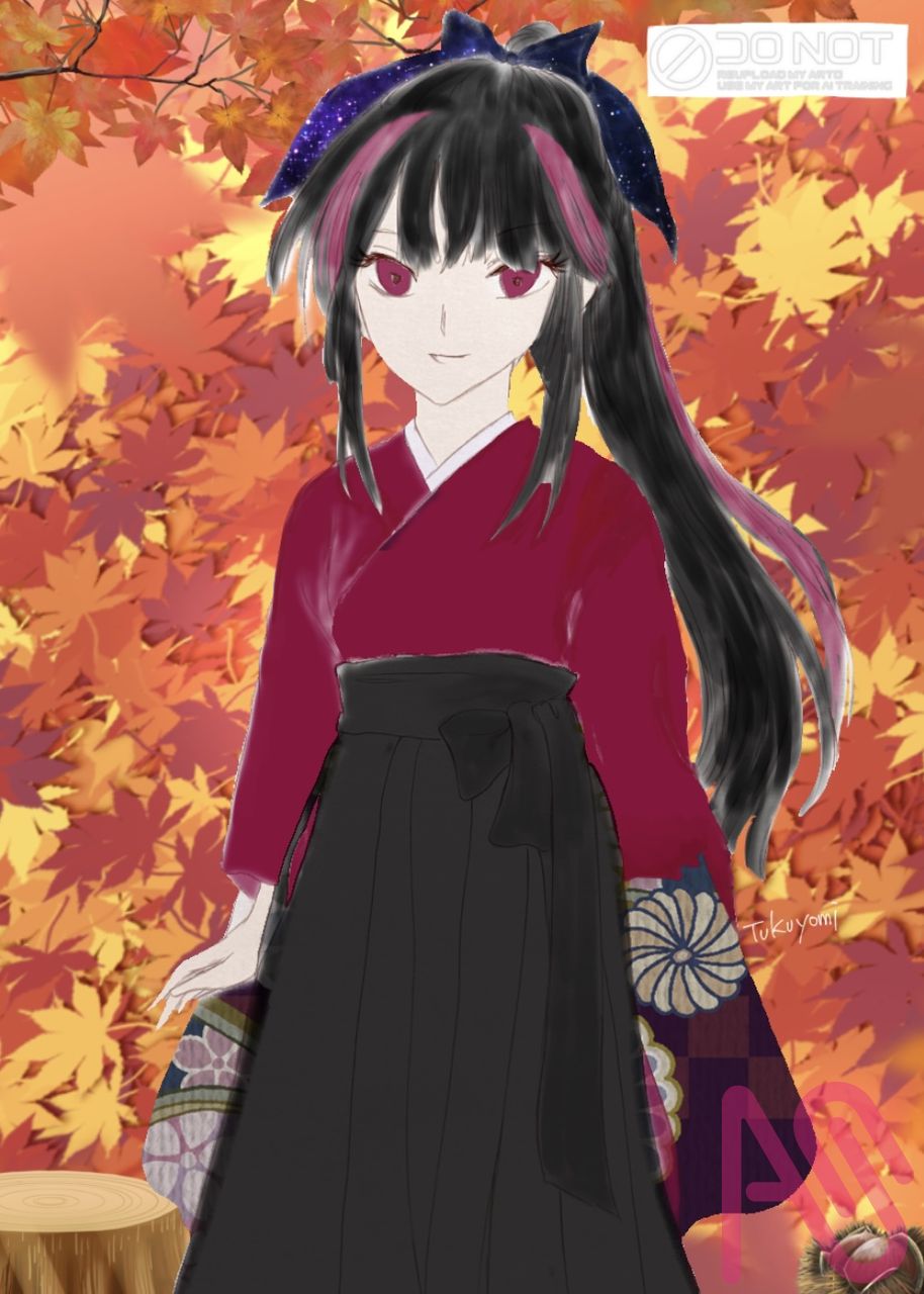 ツクヨミ誕生日記念＆だいあなあぽろ誕生日記念絵 Illust of tukuyomi illustration original medibangpaint oc characterdesign birthday ツクヨミアート だいあなあぽろあーと