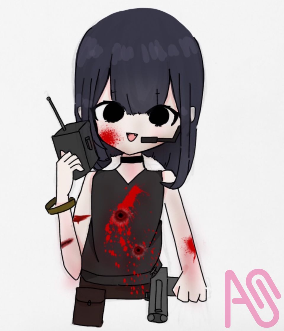 あは☺️ Illust of むむもっちー girl gore いいね欲しい フォローよろしく！ 指でかいてみました。