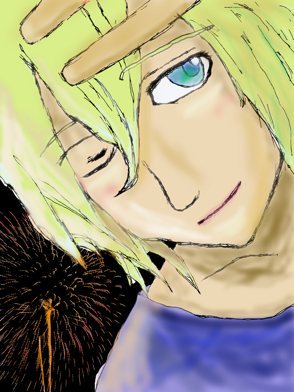 初カラー絵 英智さまin花火大会 Omotisatu Illustrations Art Street