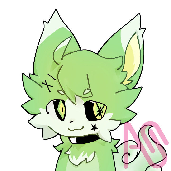 一些大头 Illust of 脑烈 furry 兽设