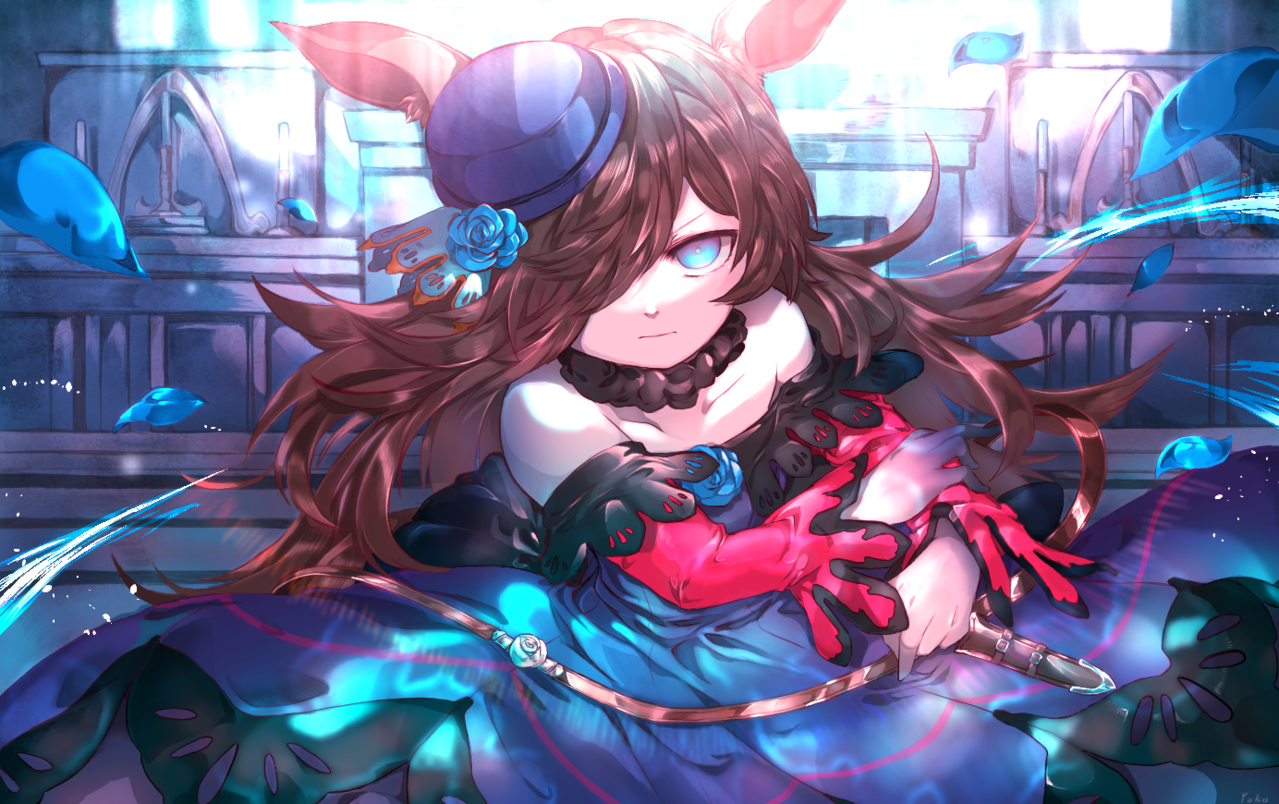 Blue Rose Chaser 横 Illustrations Art Street