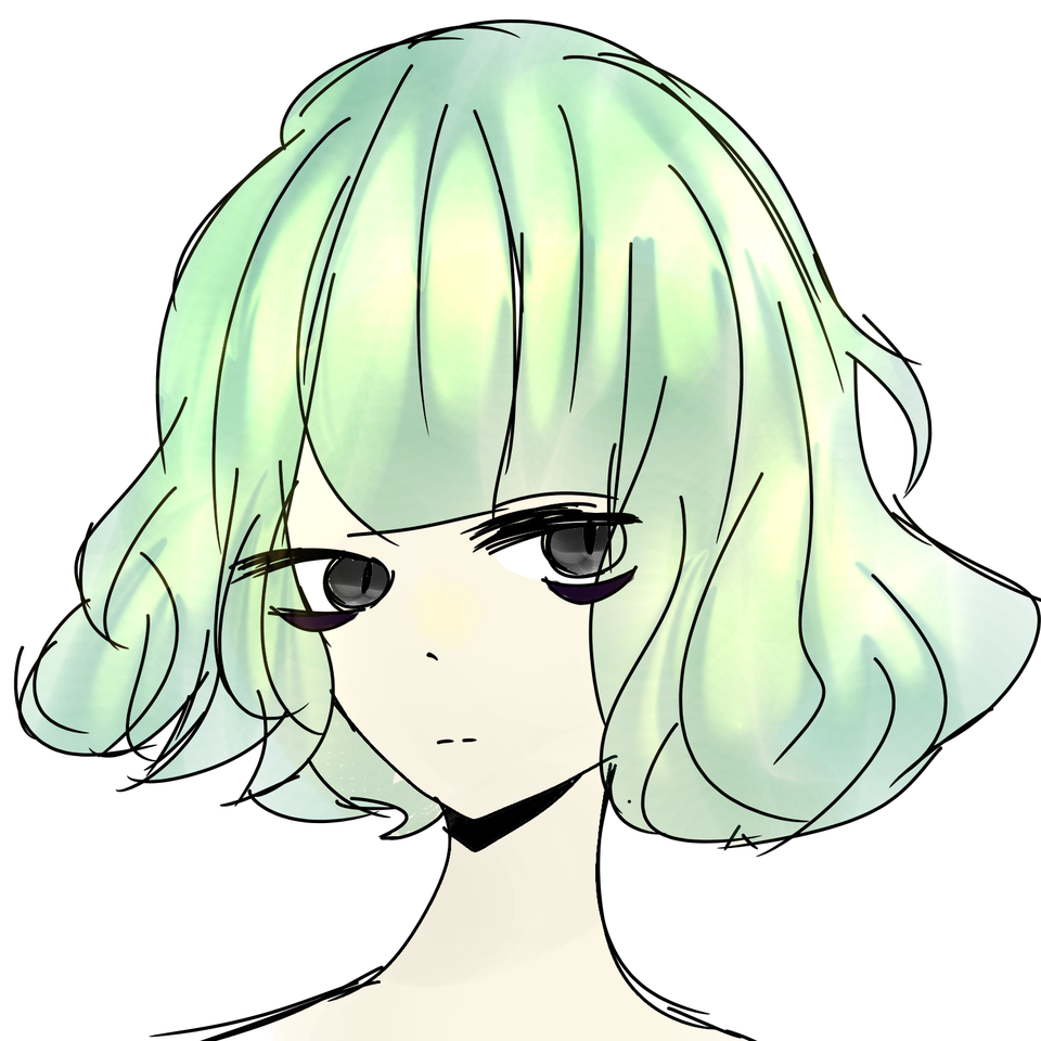 髪の毛の練習 如月来蕾 Illustrations Art Street