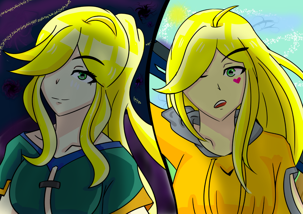 Two Diffrent World Delta Rozmer - Illustrations ART street