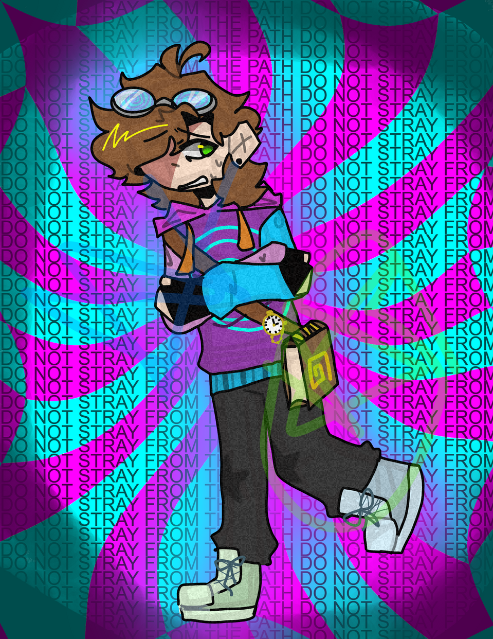 i may be bad at drawing ppl walking but Illust of ☆-「ADAMLETSKY」-☆ Minecraft silly dsmp