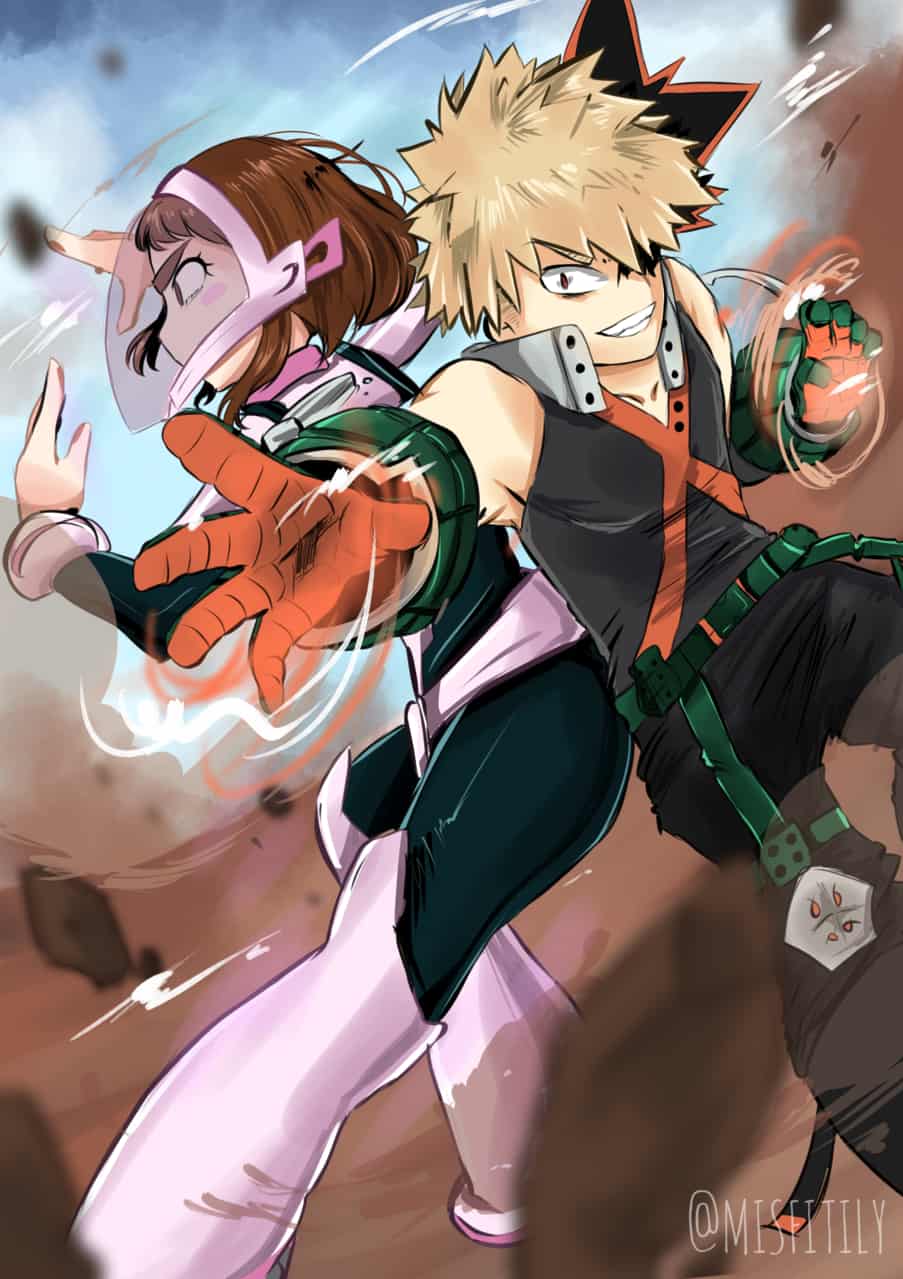 爆豪勝己 塩 Illustrations Art Street
