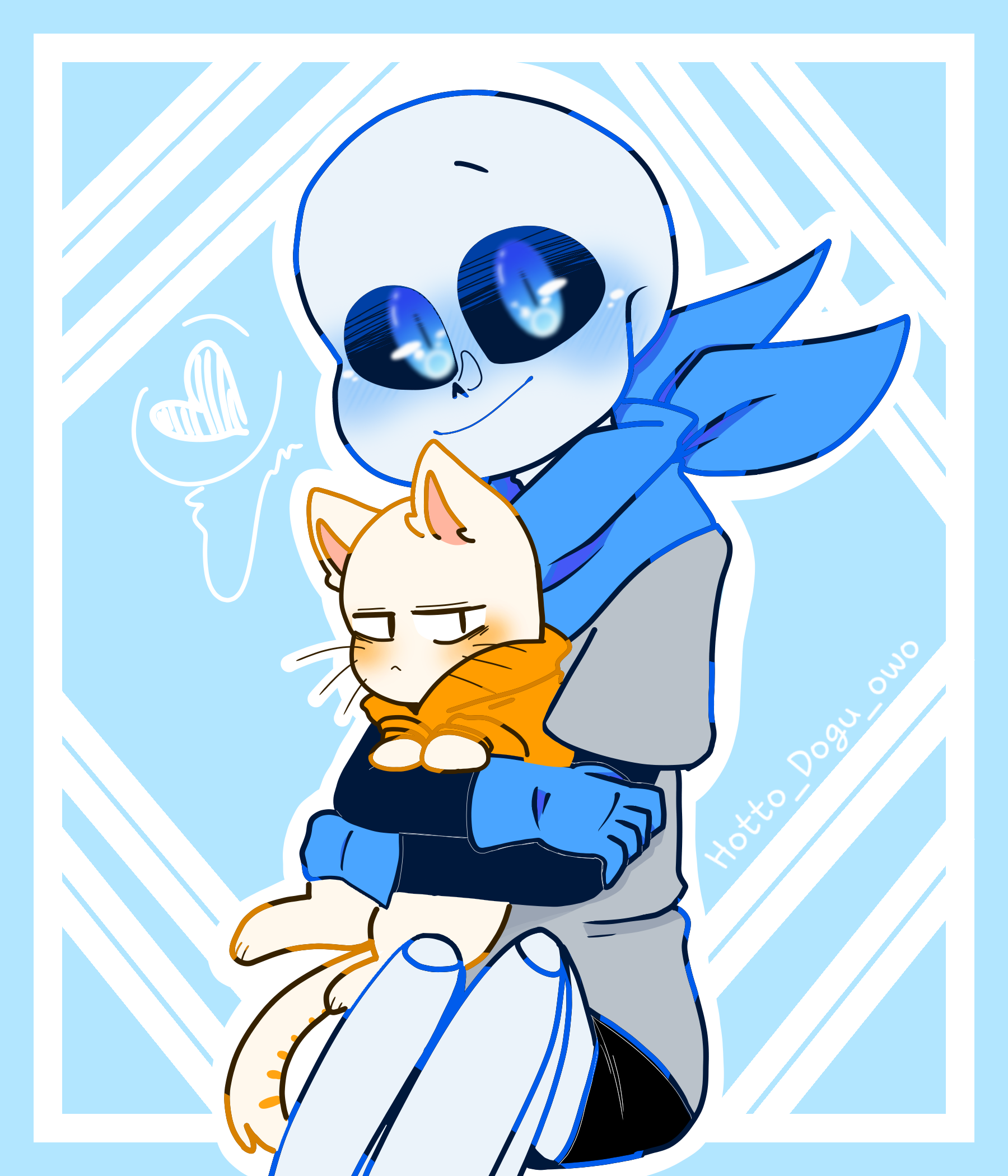 Blueberry sans! HottoDogu Illustrations ART street