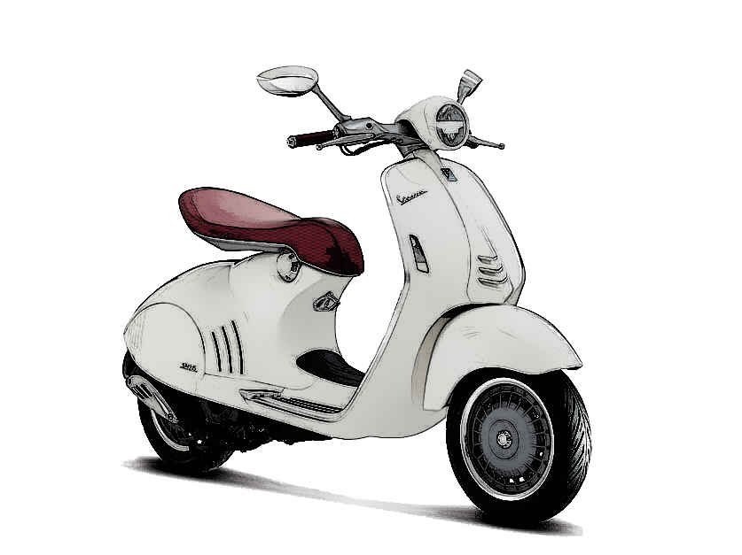 べスパ ねじまき少女 イラスト Art Street アートストリート