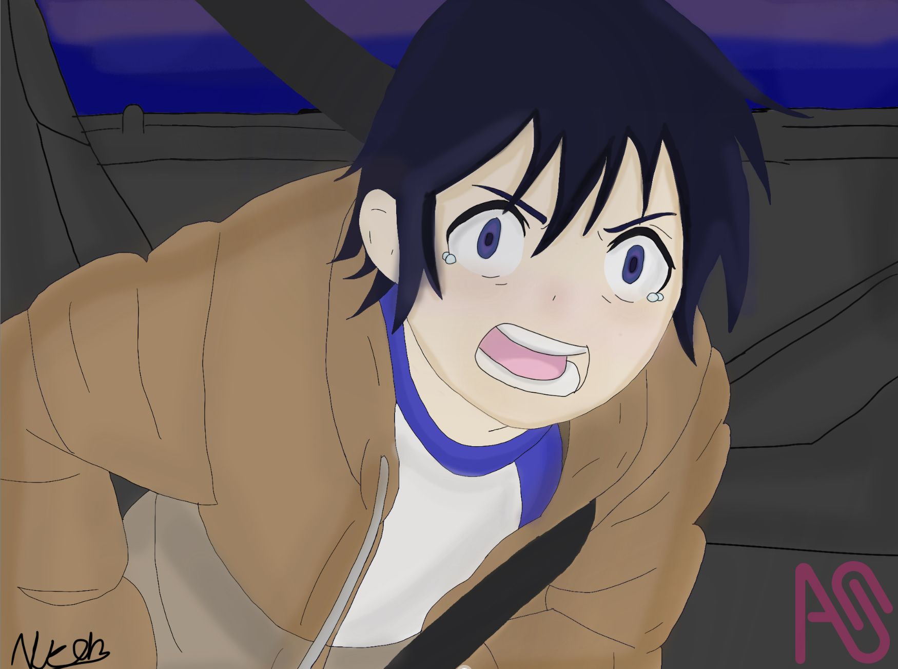 Satoru Fujinuma (erased) Nika Z - 插图 ART street