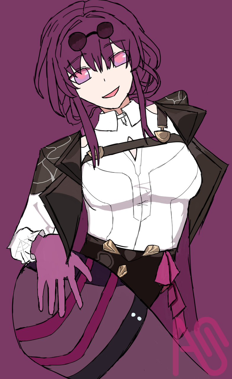 Kafka Illust of ExtraOrdinaryCloud girl illustration