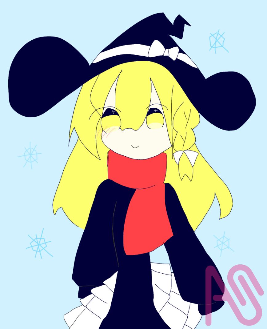 魔理沙 Illust of 桜148 Marisa_Kirisame Touhou_Project 冬服