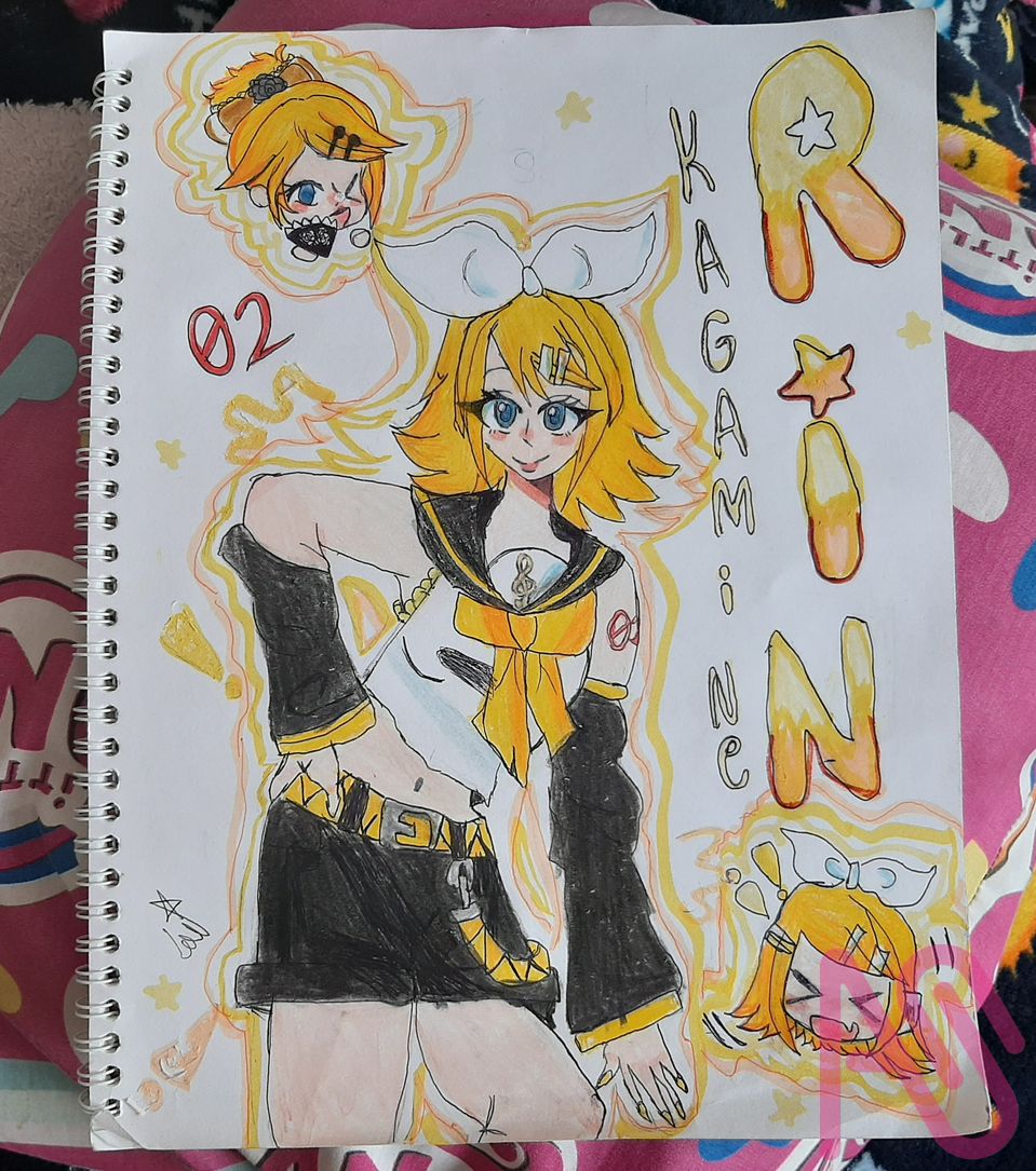 Drawing Kagamine Rin