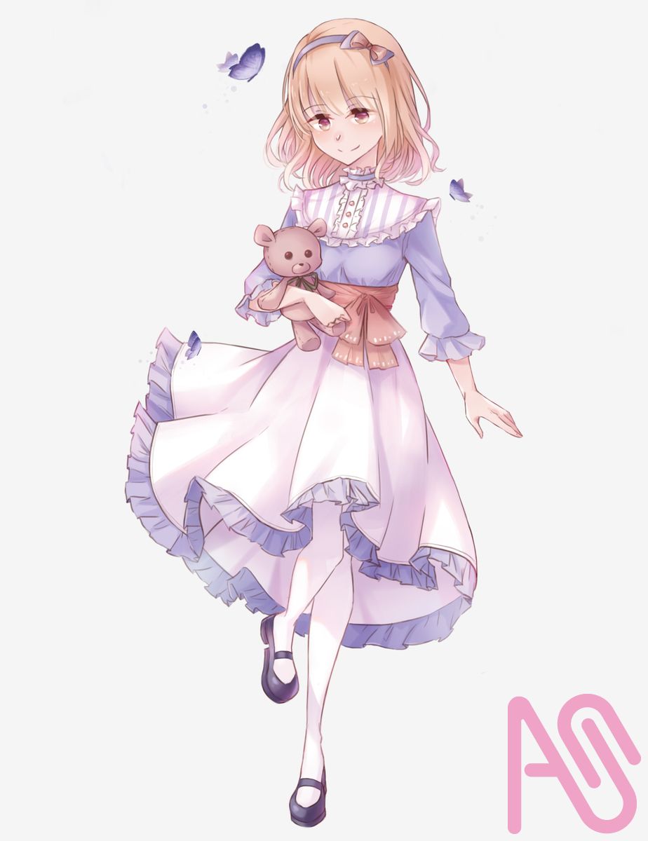 人物立繪 Illust of Esther girl illustration doodle photoshop gift 妮姬