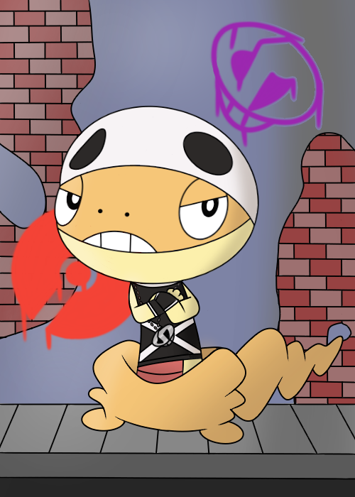 Team Skull Scraggy Noir イラスト Art Street アートストリート Team Skull Scraggy Noir イラスト Art Street アートストリート