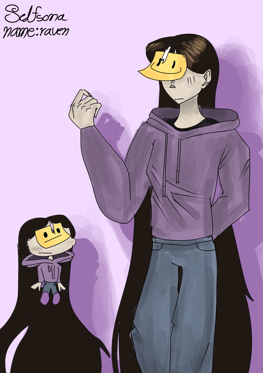 my selfsona raven!  Illust of Natalie_cat medibangpaint