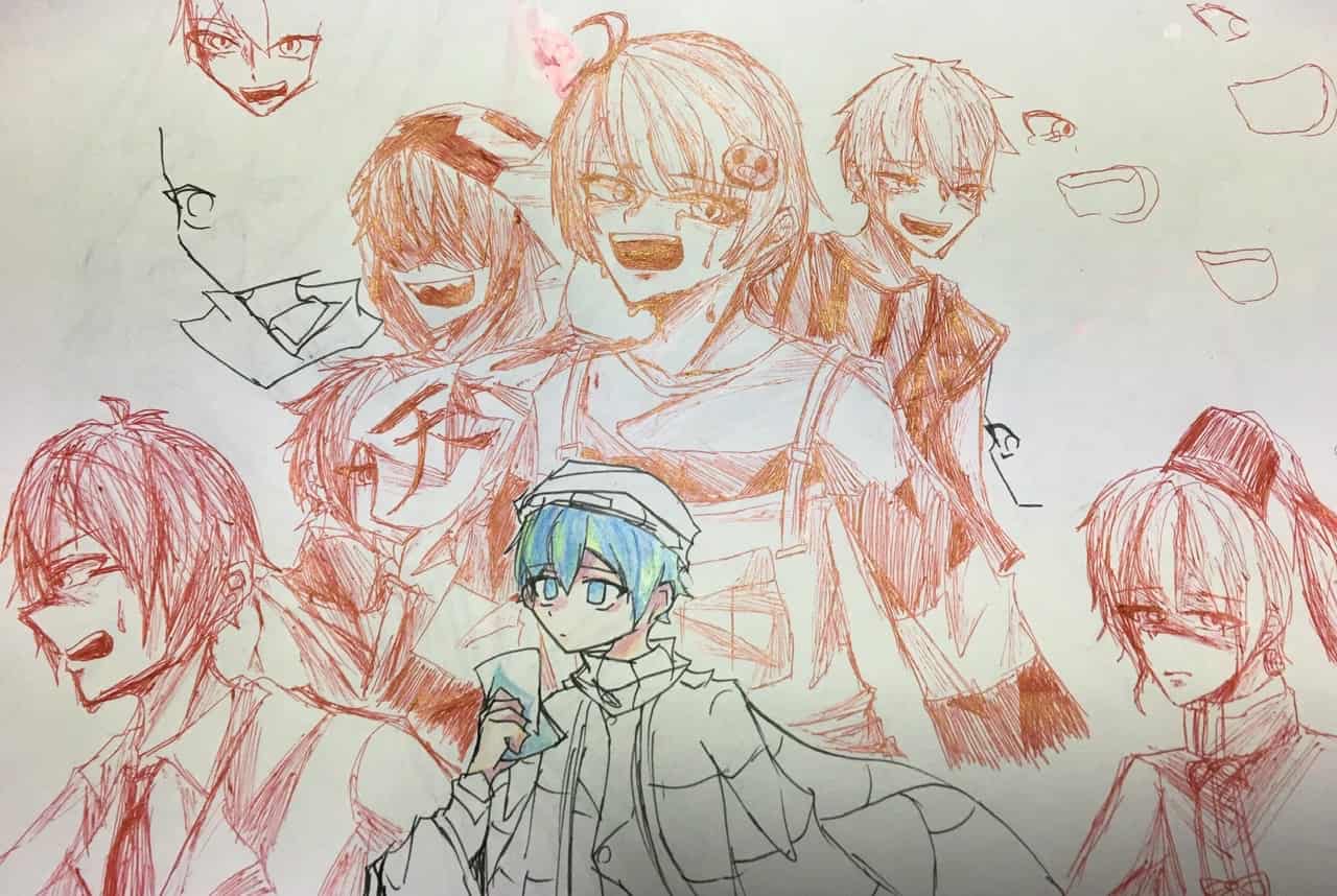 宿題殺ってる時描いた落書き 異世界の主役は我々だ 猫丸 3月24日 S Topic Art Street