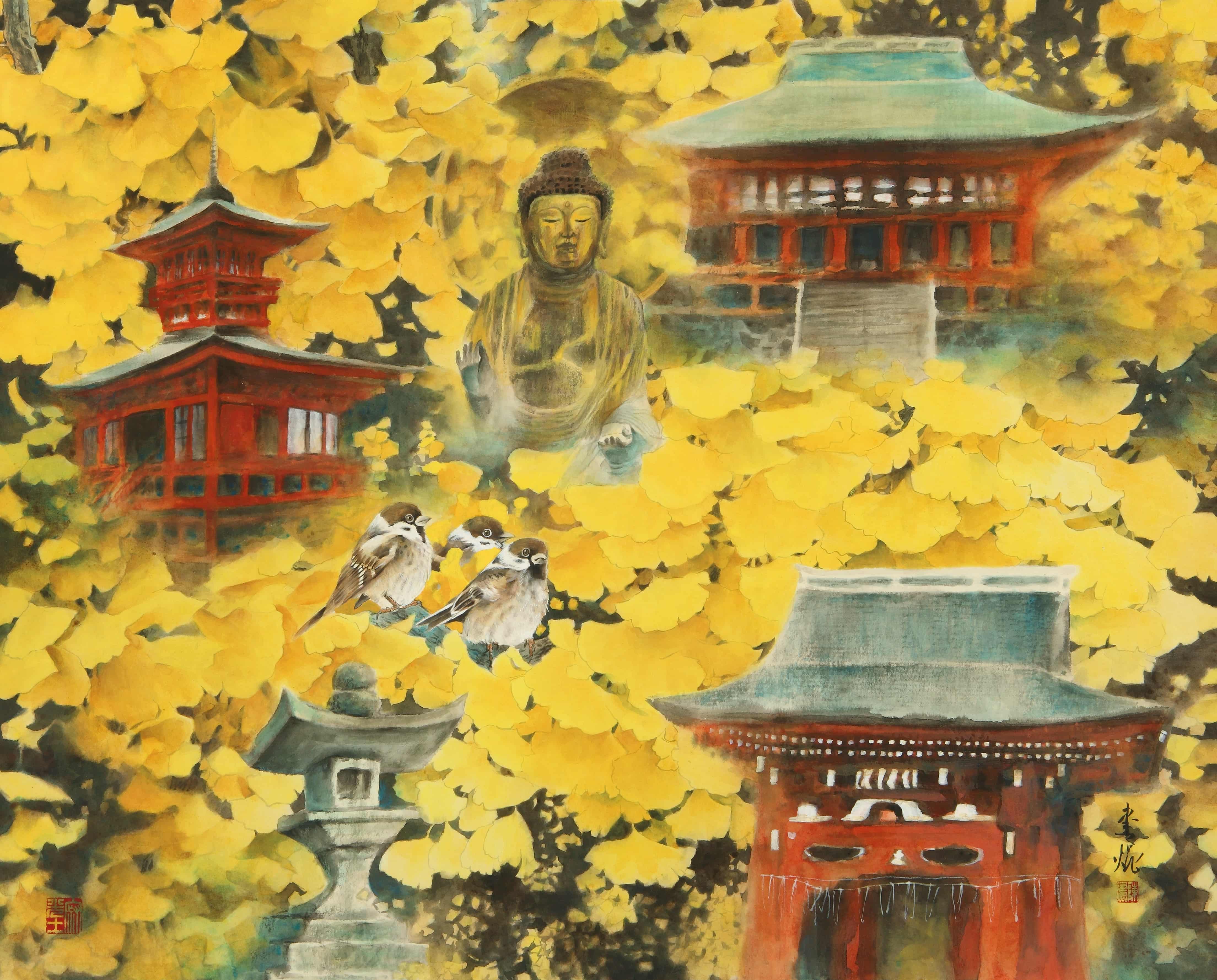 初冬 延曆寺 子謙 イラスト Art Street アートストリート