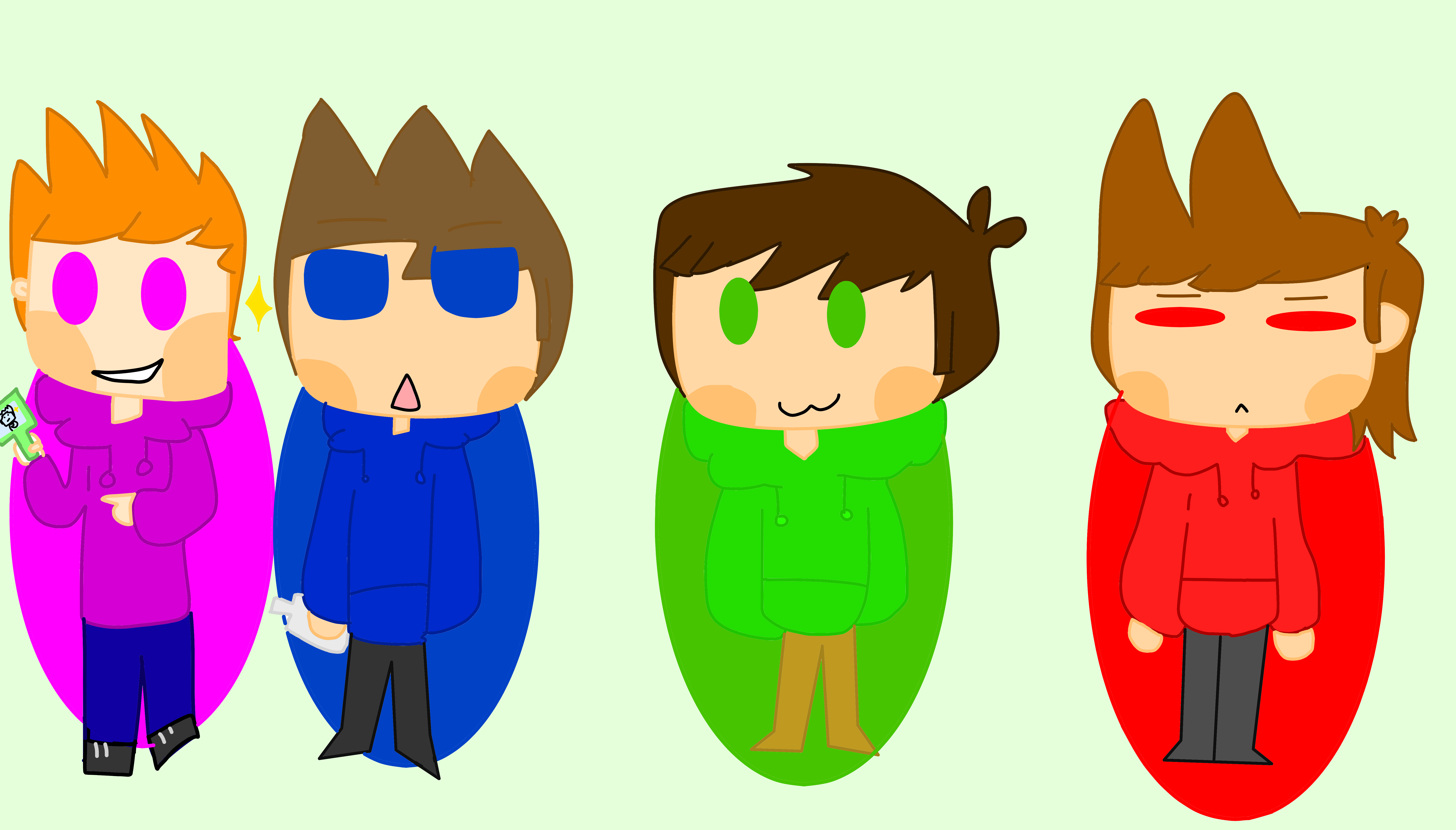 eddsworld, matt,tom,edd y tord mishiari - Illustrations ART street