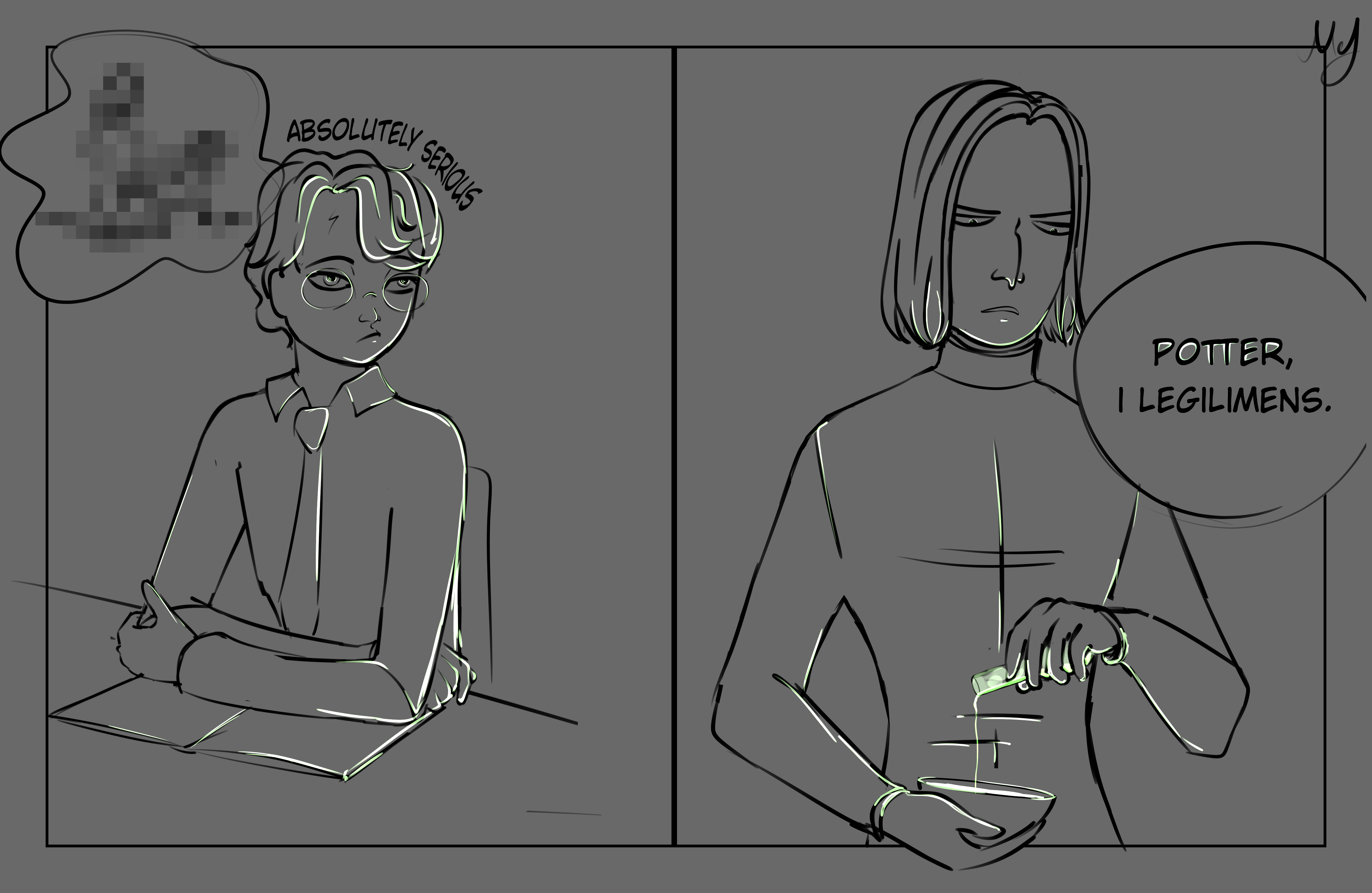 Snarry#1 Mel - Illustrations ART street