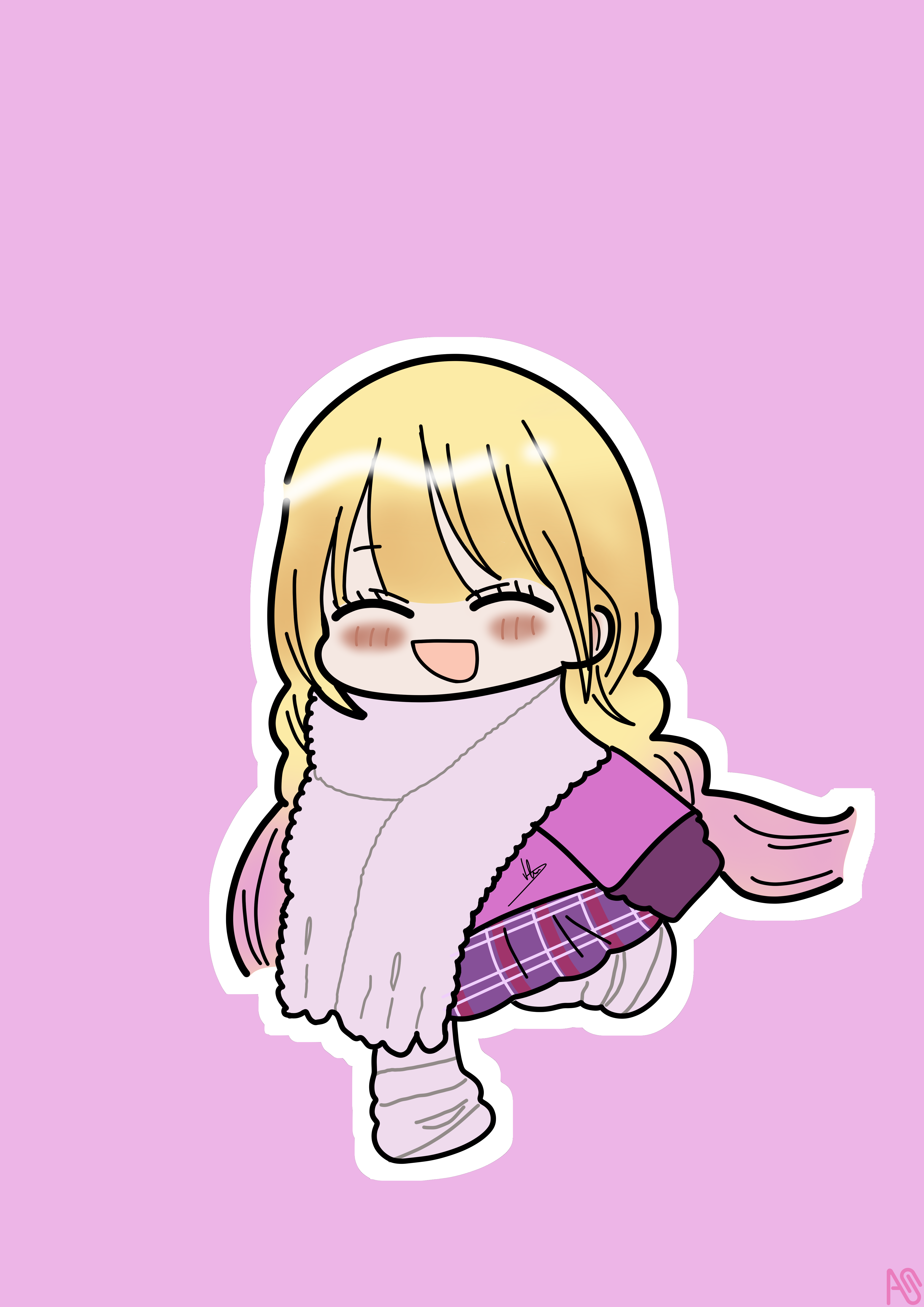 MARINさま専用イラストオーダー Chibi Marin Kitagawa - My Dress Up Darling Kiriego Art