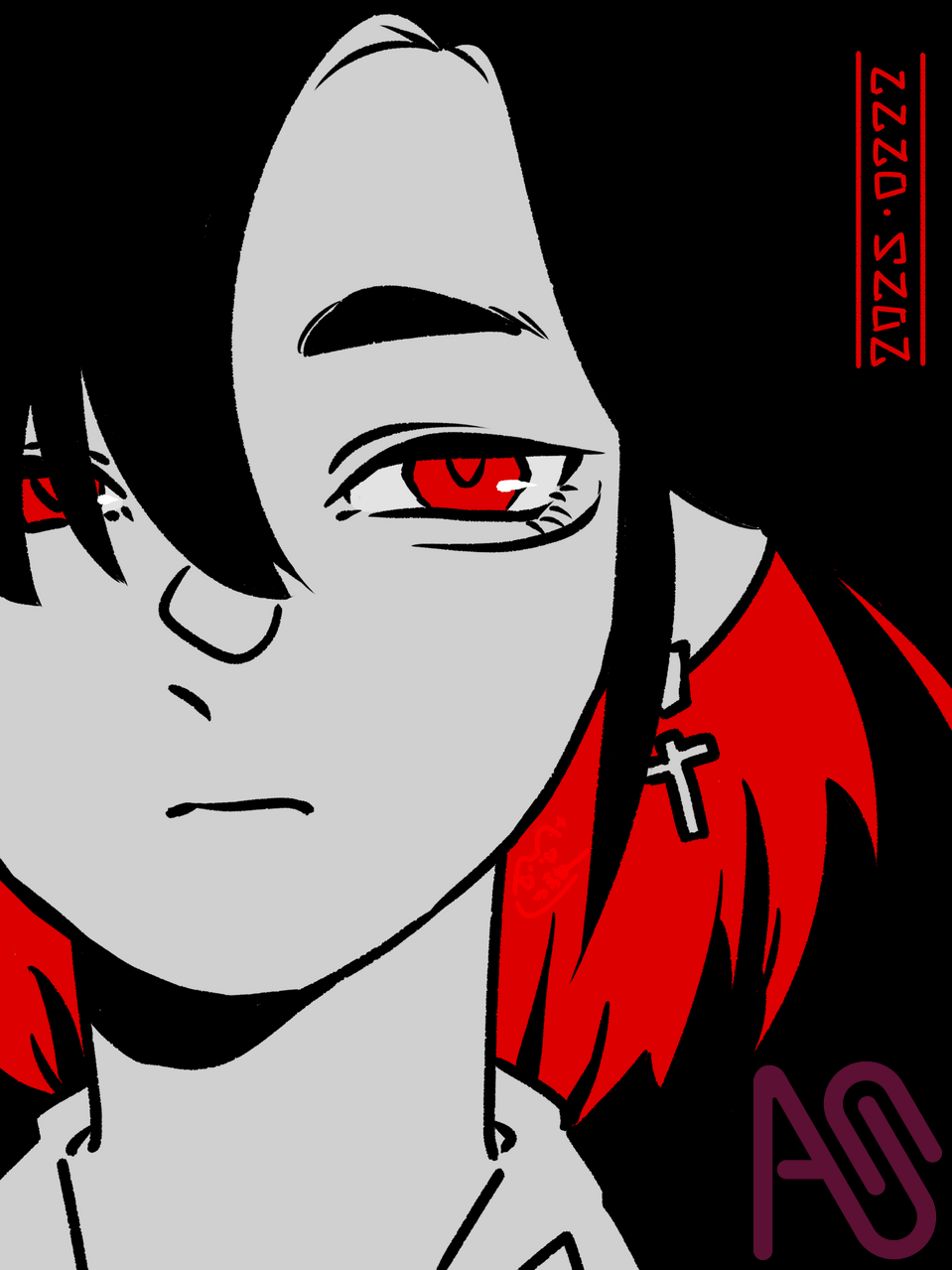 大頭貼、 Illust of 嗷嗷嗚 painting doodle art original portrait illustrations 電繪 原創角色 委託 桓繞嗷星