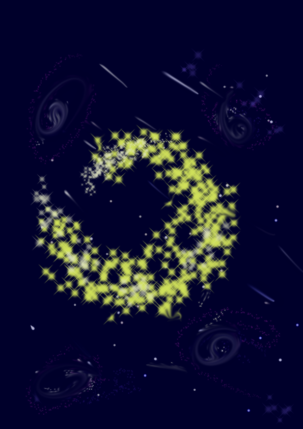 반짝이 달 glittering moon 켓러버 Illustrations ART street