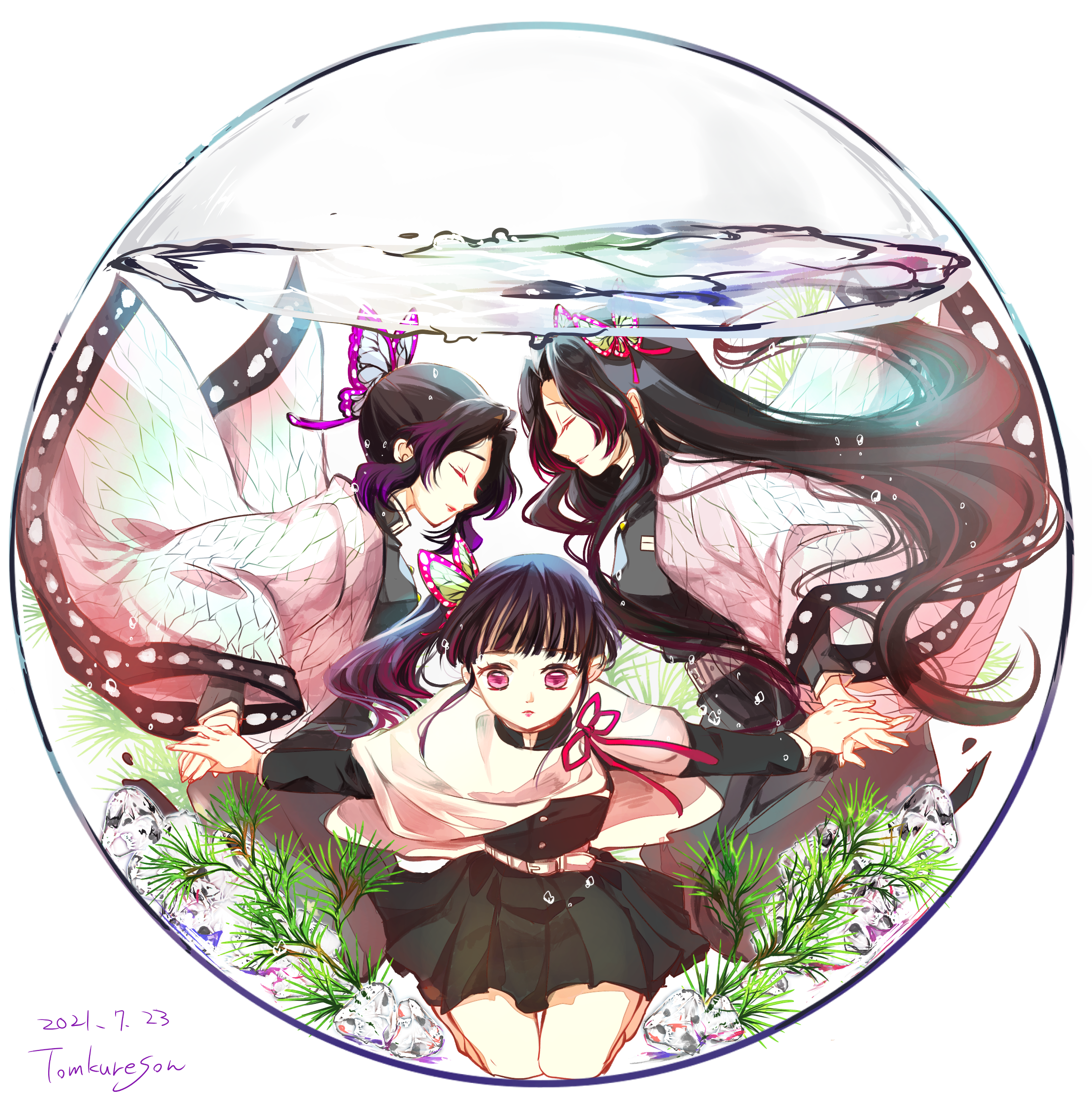 胡蝶姉妹 とむくれそん - Illustrations ART street