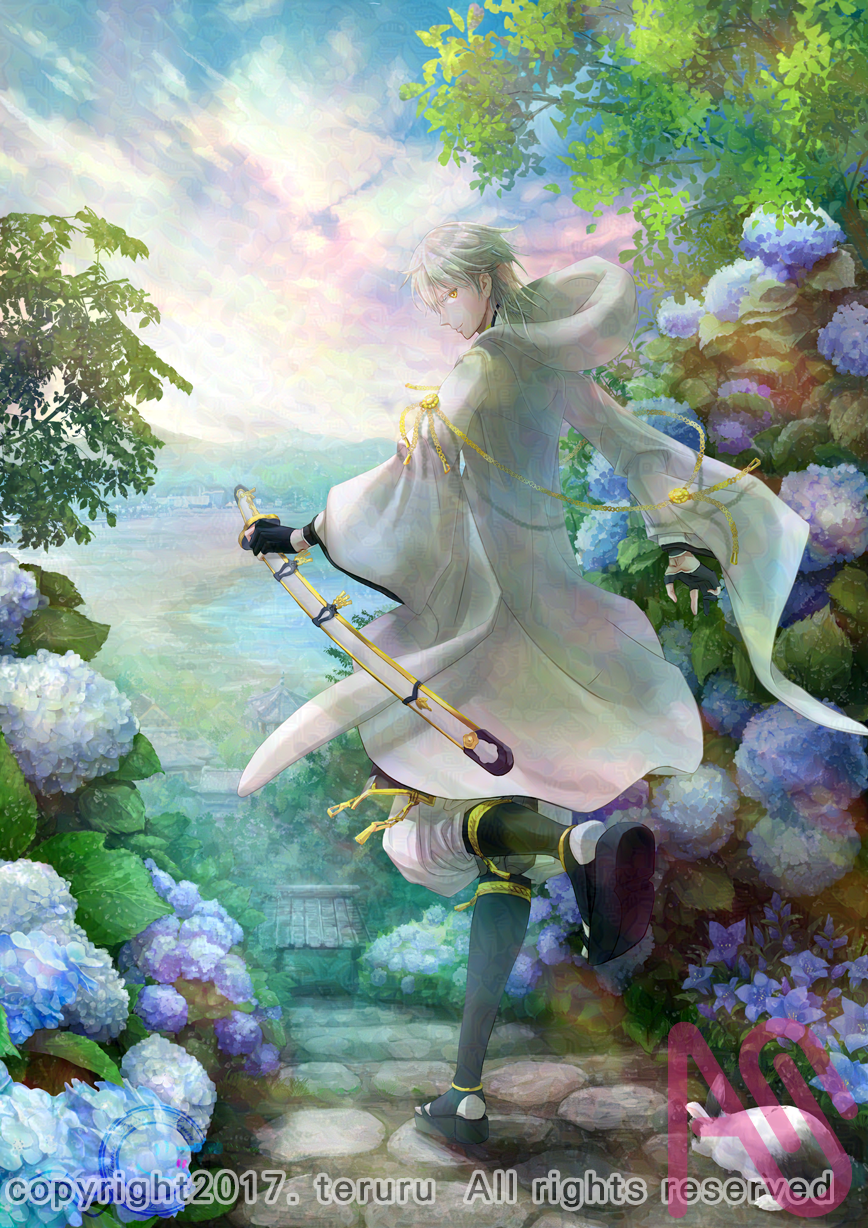 鶴丸 Illust of teruru Touken_Ranbu 鶴丸国永 刀剣男士 鶴丸国永(刀剣乱舞)