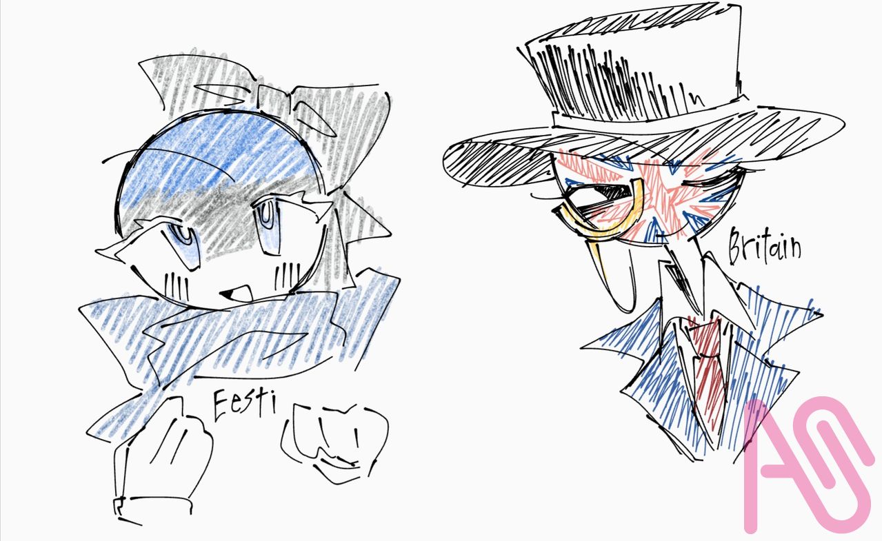 描画キャンバスは良いぞ Illust of kagetsu illustration doodle art Countryhumans カンヒュ ポーランドボール