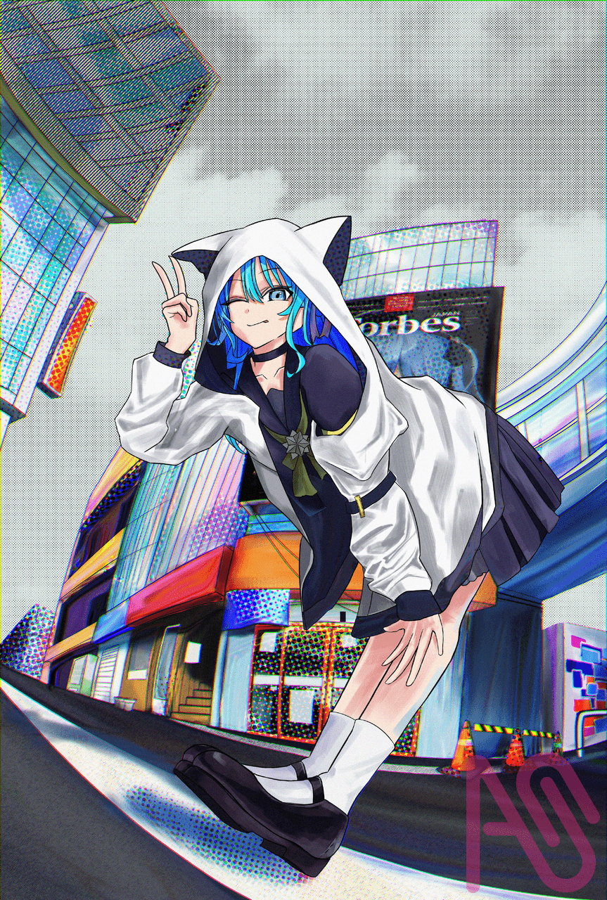 Hoshimachi suisei Illust of Suiciopath20 fanart illustration animegirl hololive Suisei hololivefanart Hoshimachi_suisei