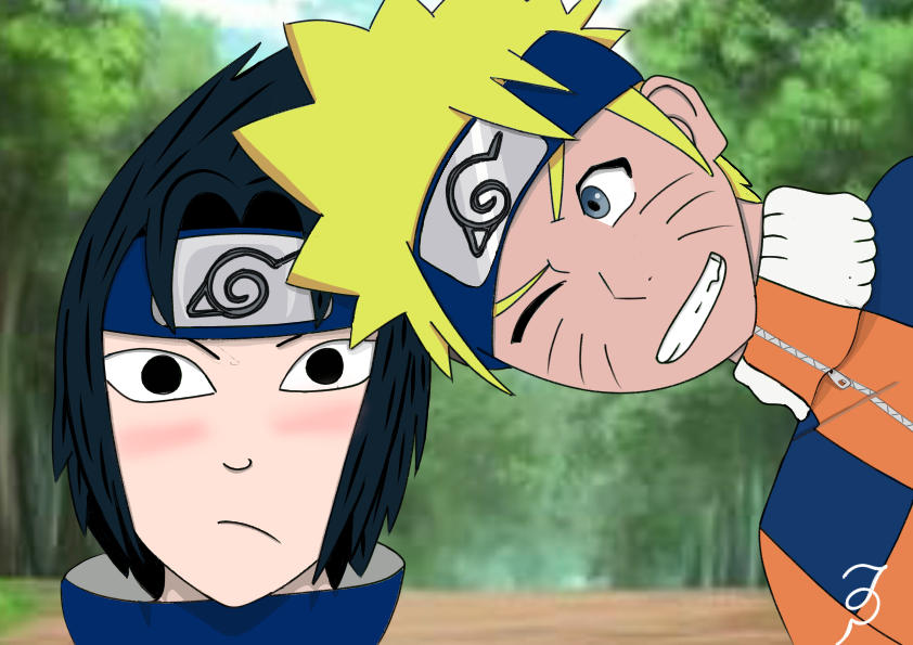 Sasuke X Naruto Uuri イラスト Art Street アートストリート