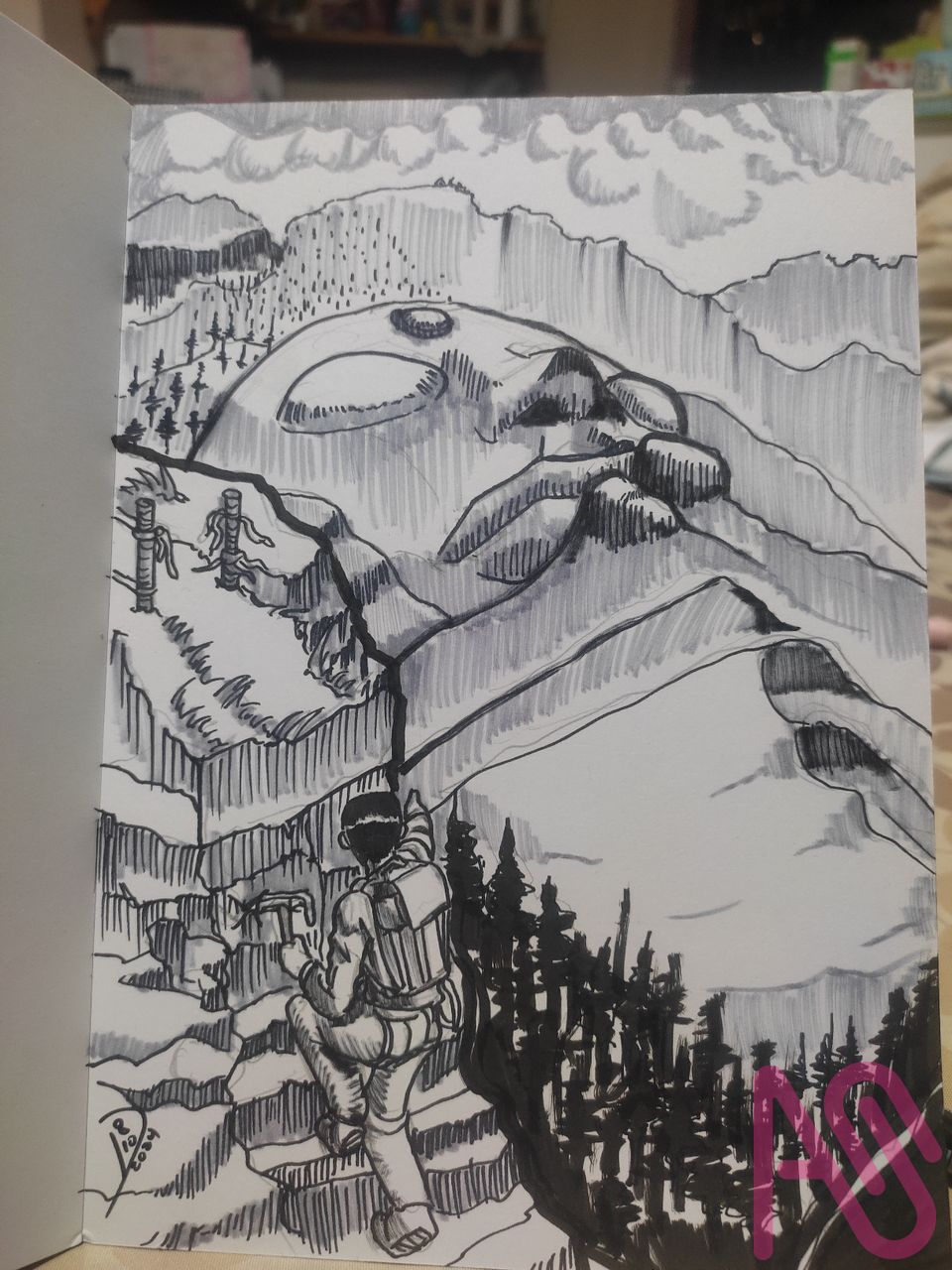 Inktober Illust of Adhi Trahono ink Inktober AnalogDrawing