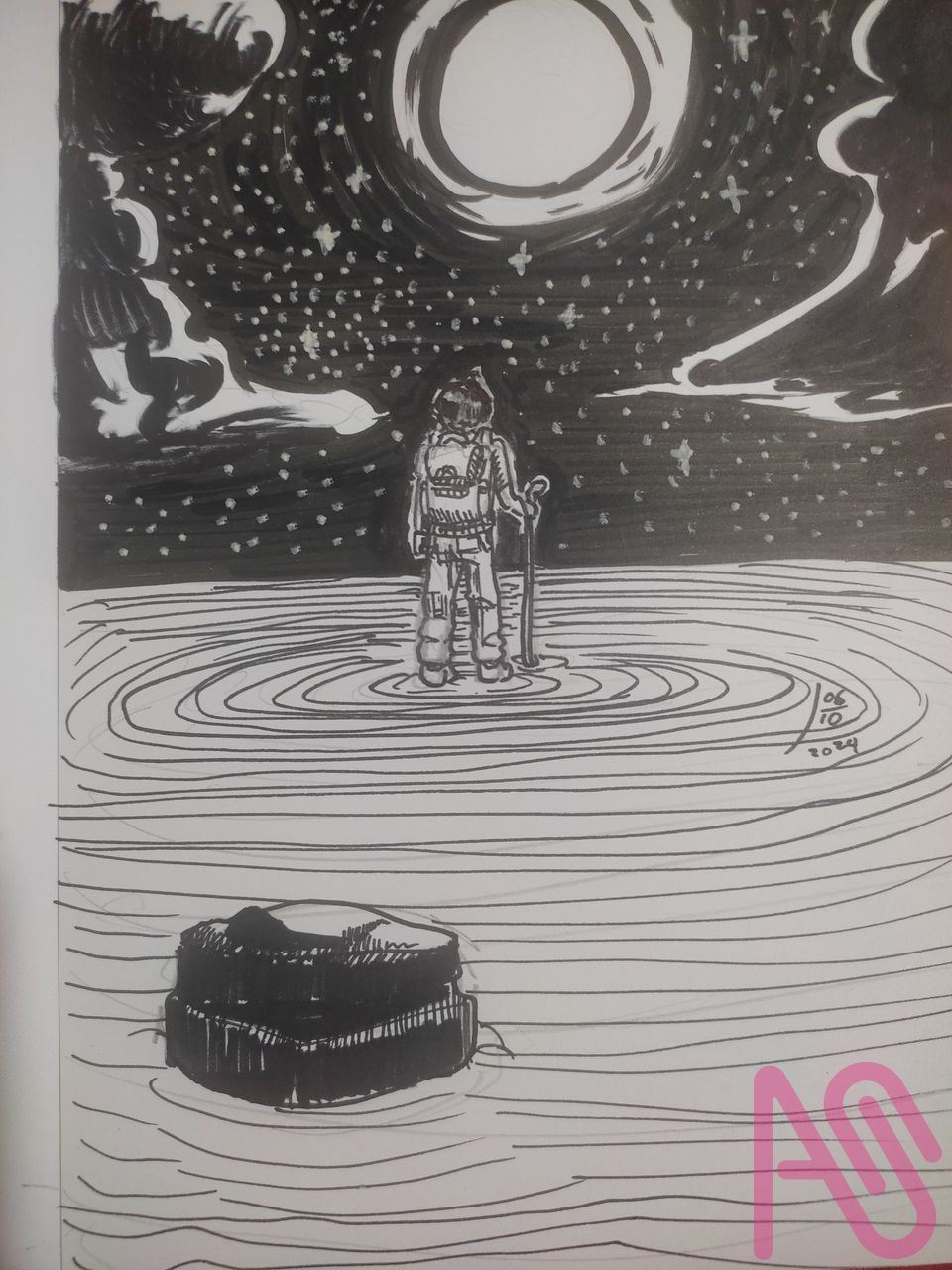 Inktober Illust of Adhi Trahono ink Inktober AnalogDrawing