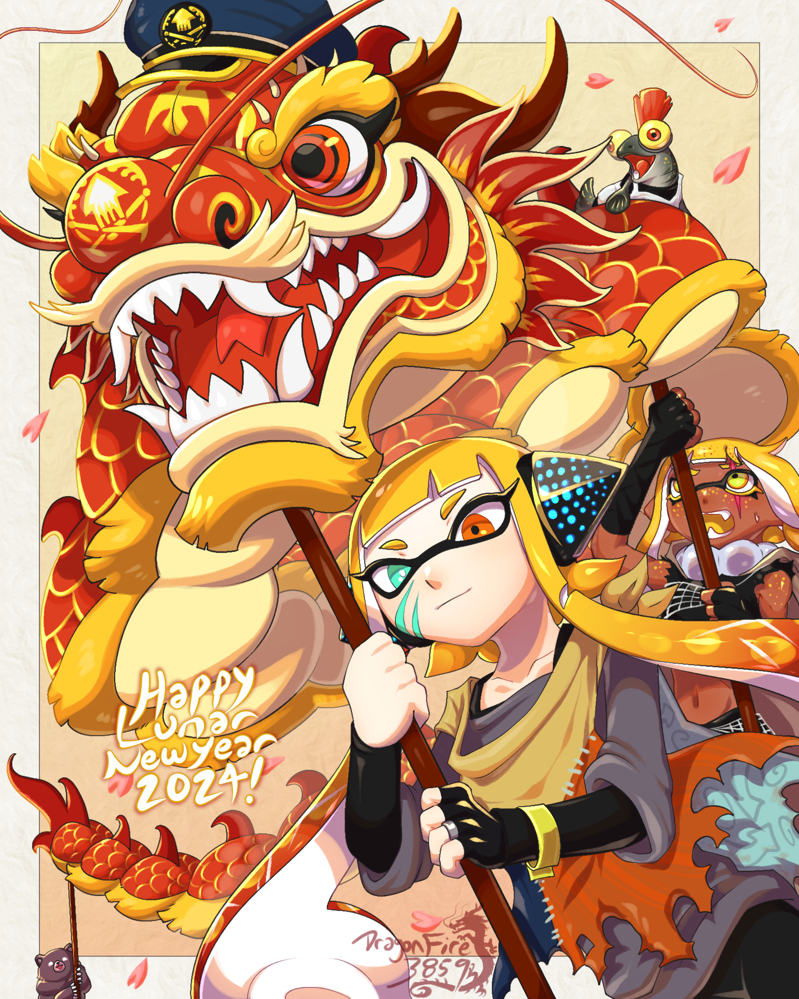 Splatoon Lunar New Year - Year of the Dragon DragonFire3859