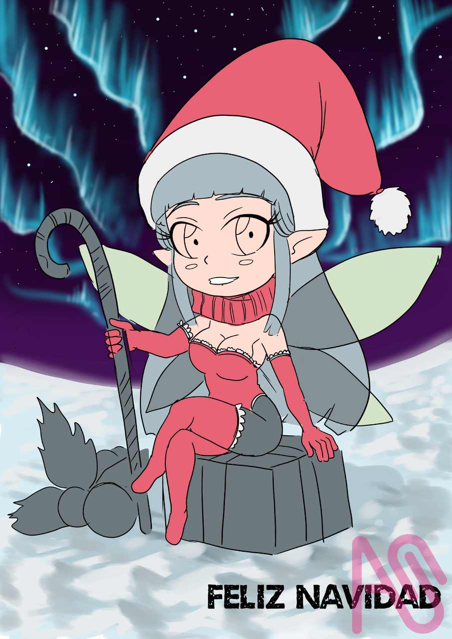 Feliz navidad Illust of poroniel-33 illustration original medibang android personajes