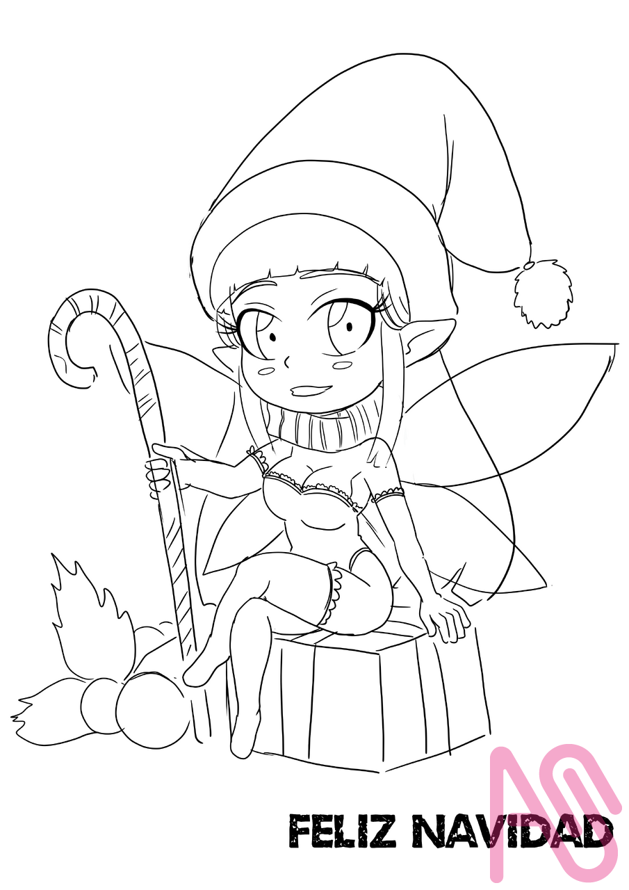 Feliz navidad Illust of poroniel-33 illustration original medibang android personajes