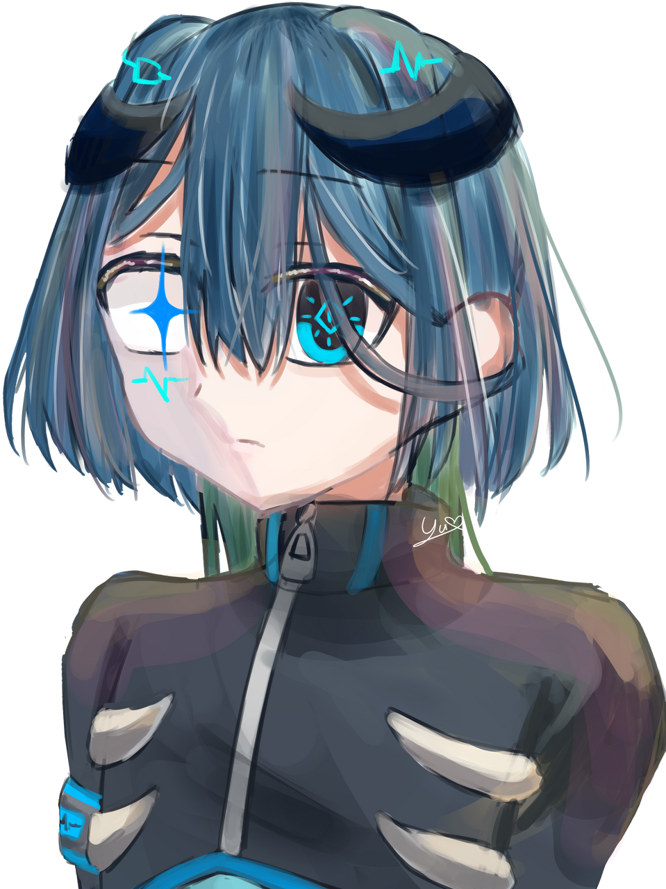 ワンドロきなこち！ Illust of 湯林檎(ゆりんご)  ⚠️低浮上 blue impasto 初心者 ワンドロ doodle かっこいい boy よその子 代理