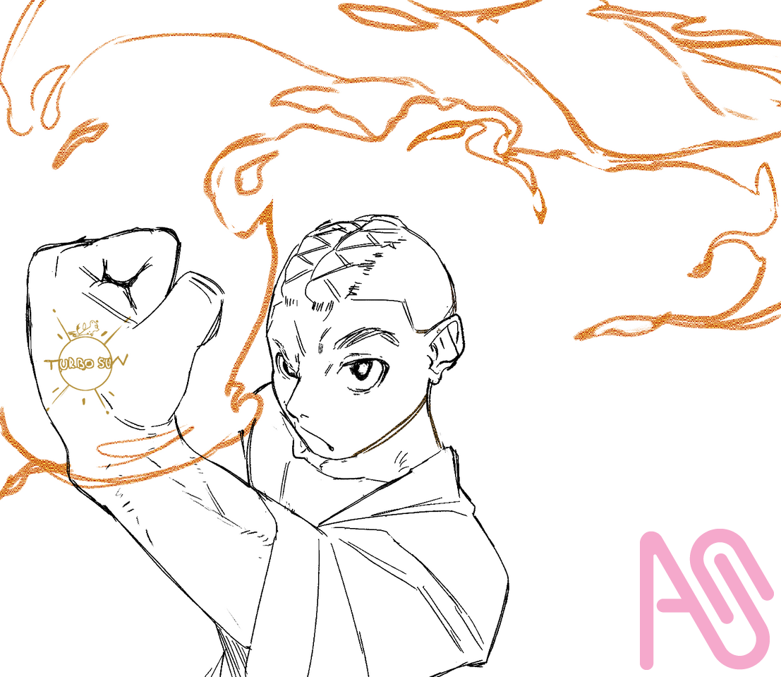 Bamba'  Illust of Turbo_sun56 drawing illustration art manga oc medibang fire Turbo_sun56 Theyamfield Lechampd'igname