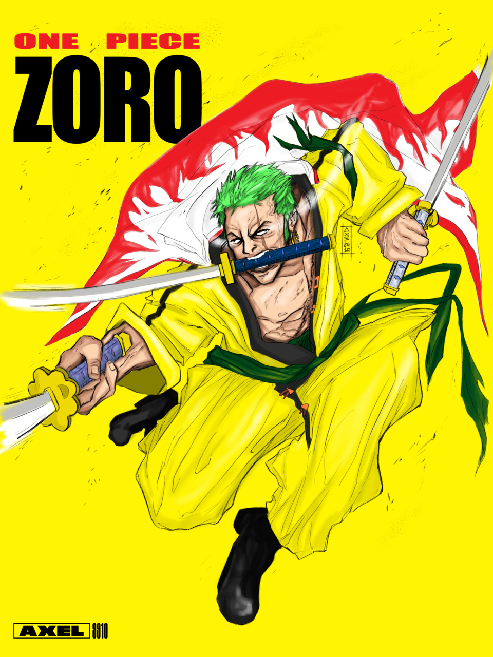 One Piece Zoro (Kill Bill Edition) by Axel_9910 Axel_9910 插畫 ART street