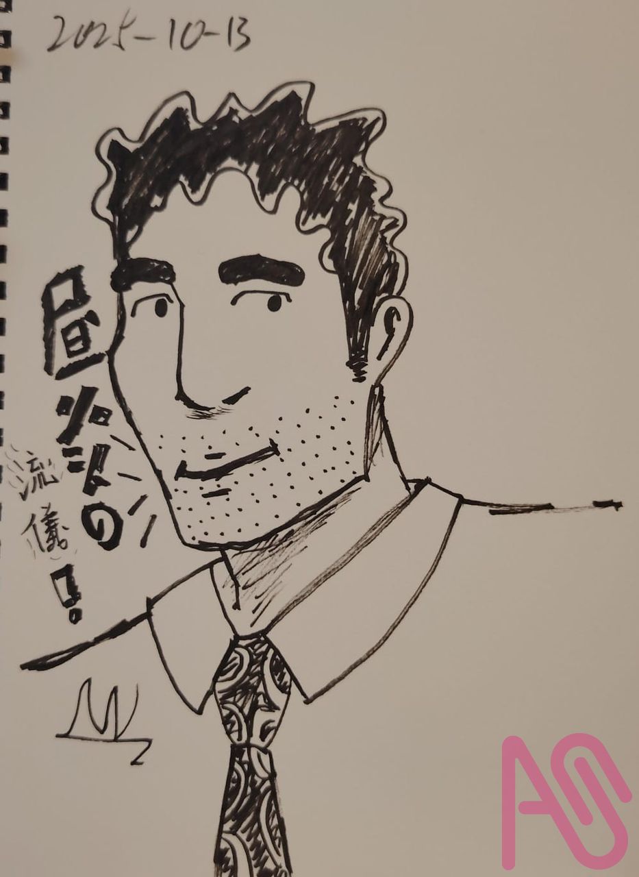 試作四十二號。 Illust of 滿肚墨水 試作 爸爸 野原 蠟筆小新 野原ひろし昼メシの流儀 素手 漢淩萬墨 初素 九大藝術 單飛