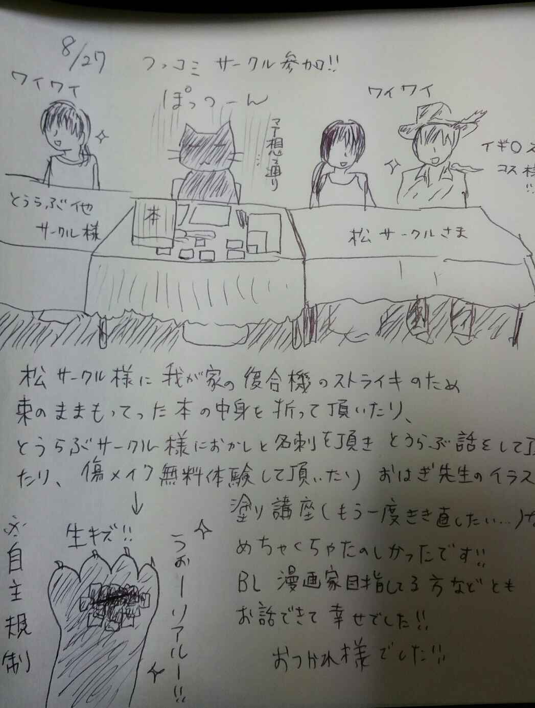 8 27分 つっコミサークル参加 春月 黒猫 Illustrations Art Street