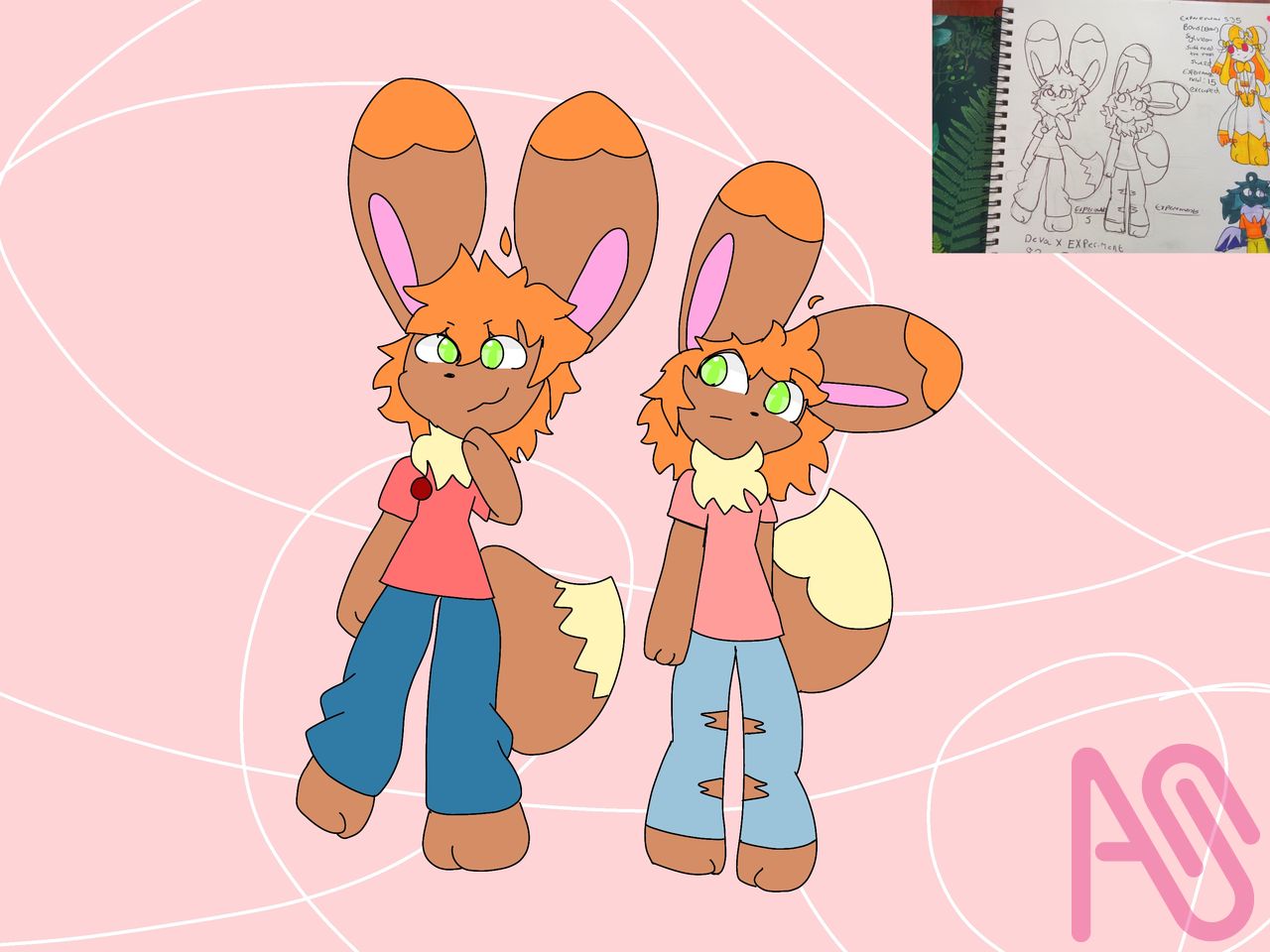 Conor and Tiffany  Illust of Neoneevee art pokemon Eevee