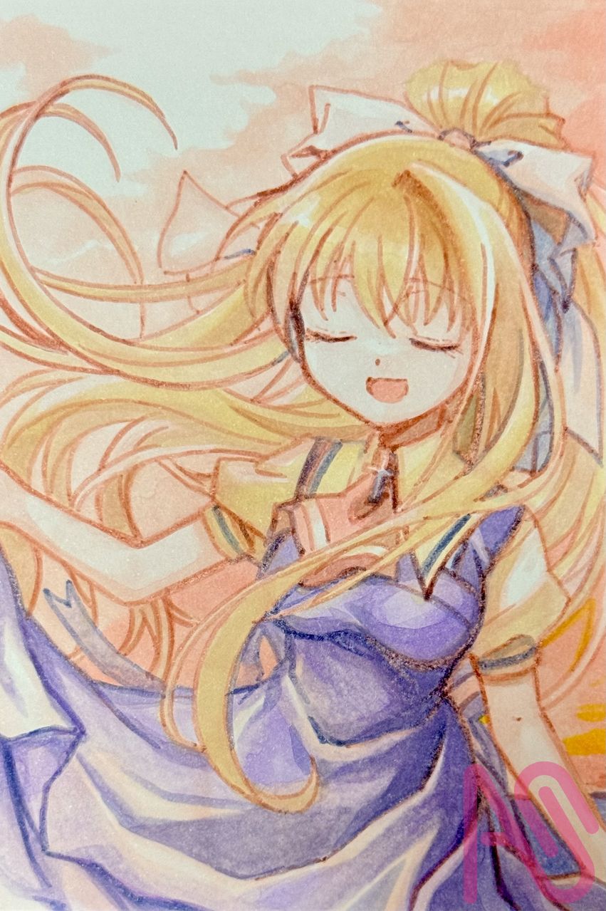 夕焼け Illust of 池田淳 girl AIR 神尾観鈴 key analog