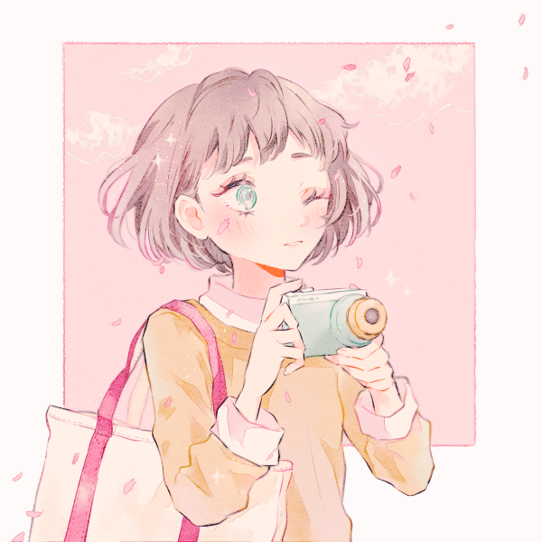 ひらり パシャリ 緑乃 イラスト Art Street アートストリート
