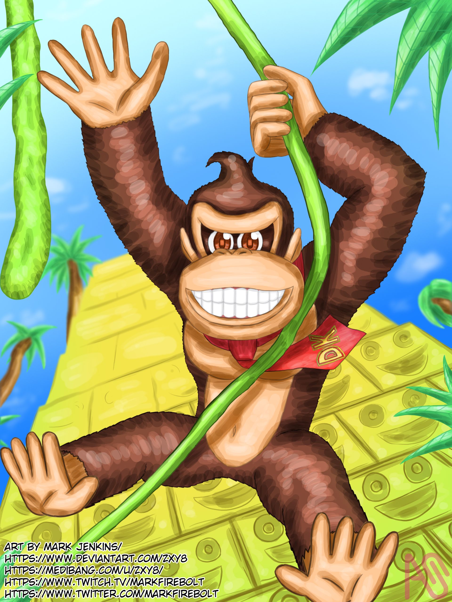 Donkey Kong - Nintendo zxy8 - Illustrations ART street